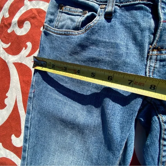 American Rag Low rise Jeans Super Flare size 2 26 short - Picture 13 of 16